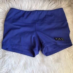 Fleo Women's Vibrant Purple Athletic Shorts
